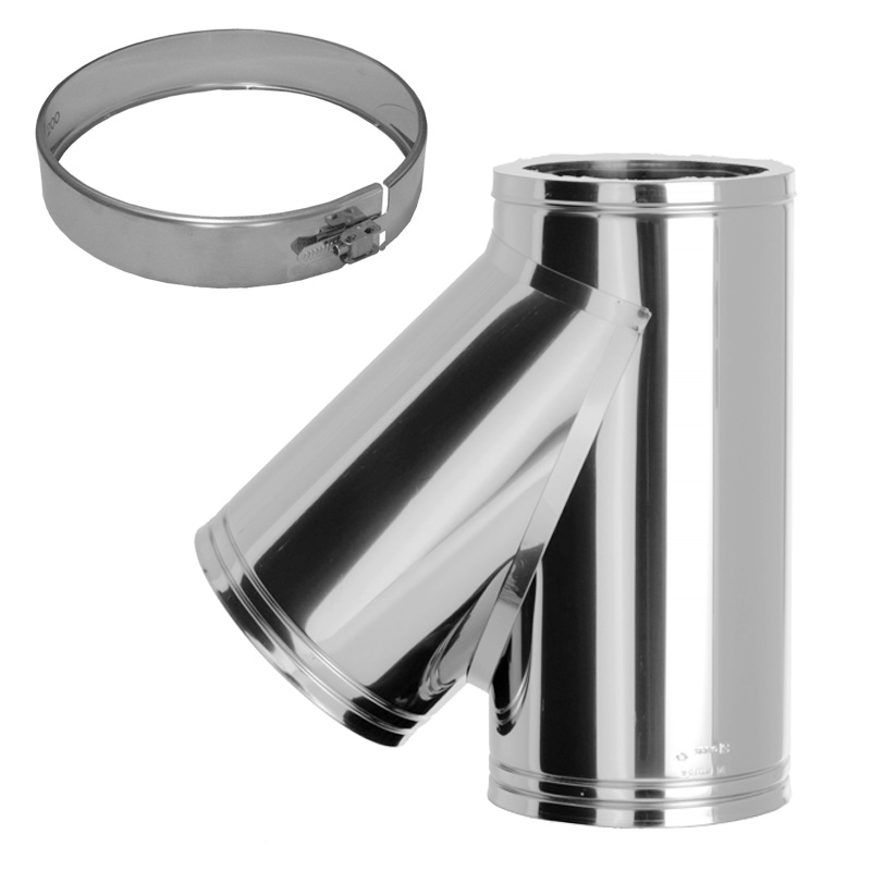 030-DN160 DW T-St�ck 45 f�r trockenen Betrieb Dinak