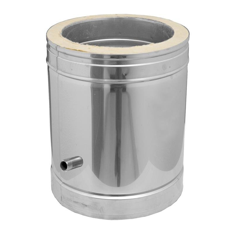 055-DN130 DW6 Element mit Kondensatablauf 330-270 mm Dinak