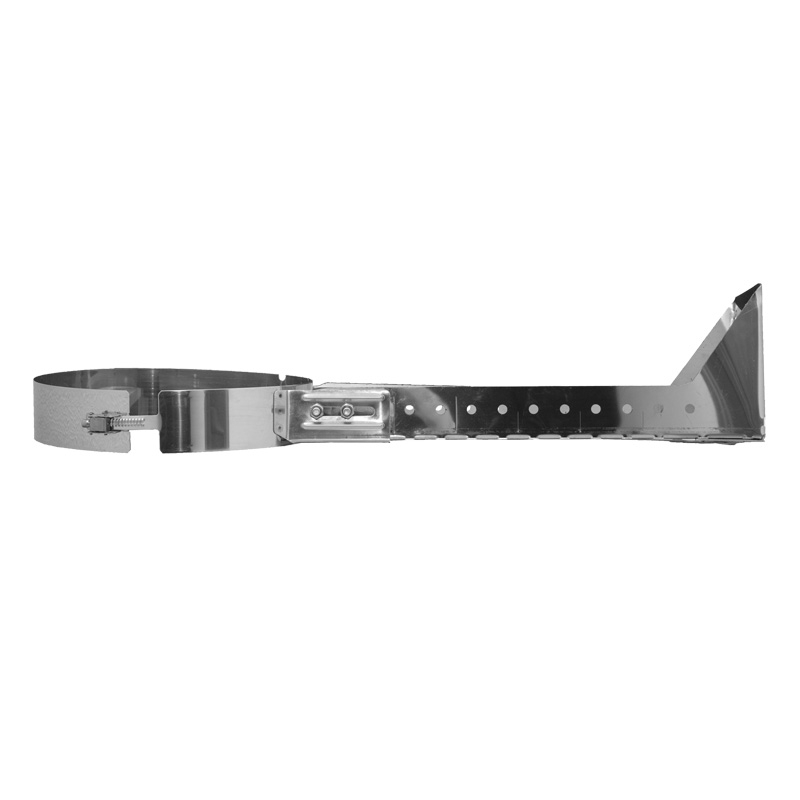 846-DN200 DW6 Verstellbares Wandbefestigungsband 250-430 mm Dinak