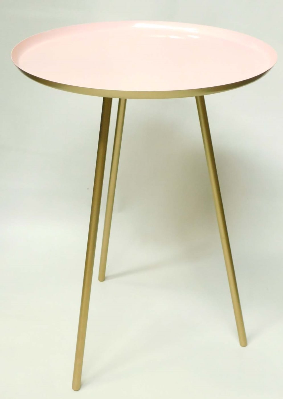 bhp Beistelltisch aus Eisen 45x61cm rosa gold unter Beistelltische > Tische