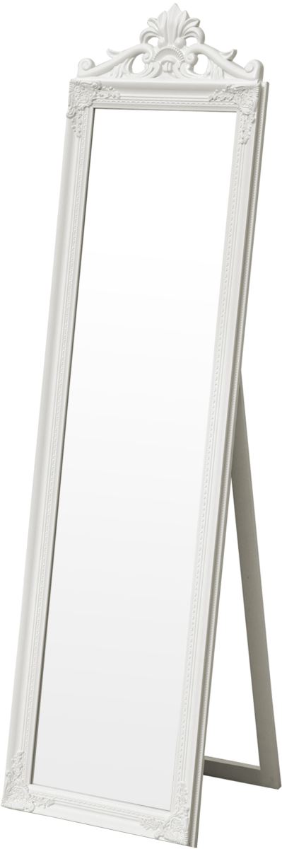 bhp Standspiegel Rahmen weiss lackiert 45x170cm
