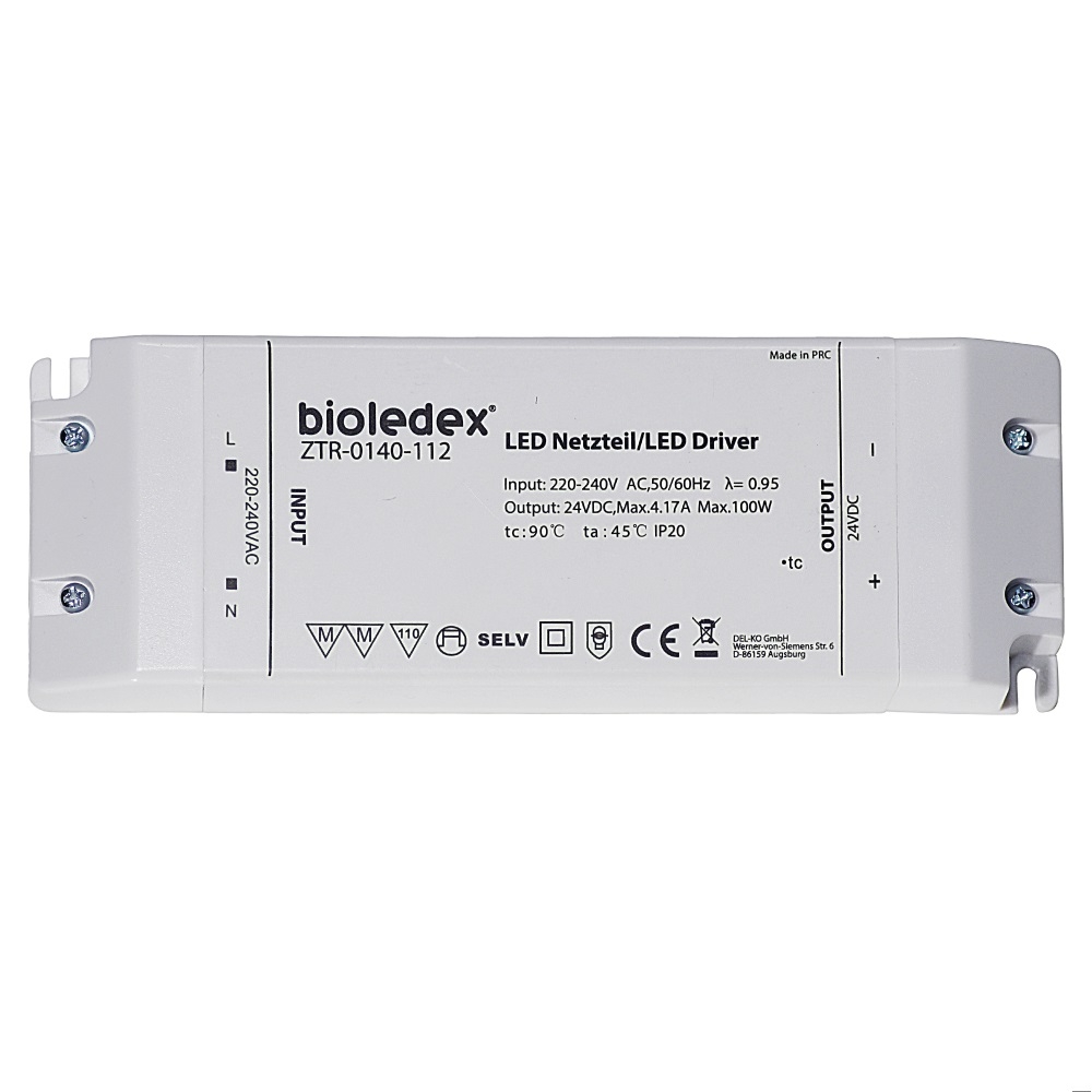 Bioledex 100W 24V DC LED Netzteil- 230VAC Wechselspannung zu 24V DC Gleichspannung