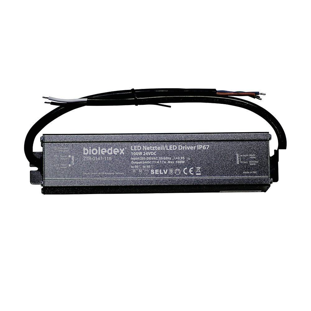 Bioledex 100W 24V DC LED Treiber IP67 wasserdichtes Netzteil fr 24V LEDs