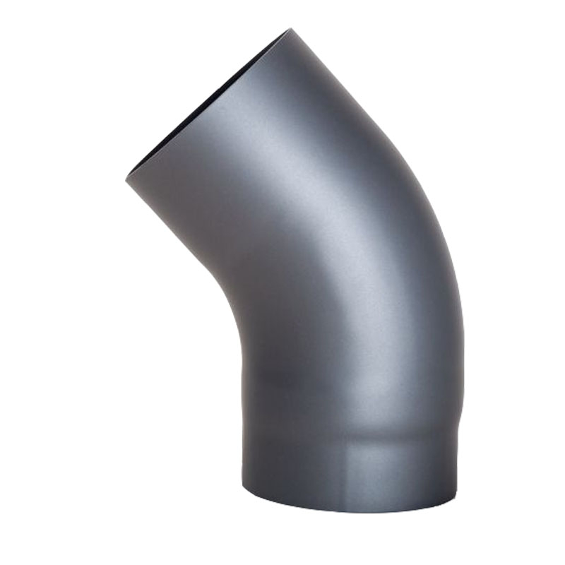 Bogen 45-ohne T�r glatt DN 150mm gussgrau - 288