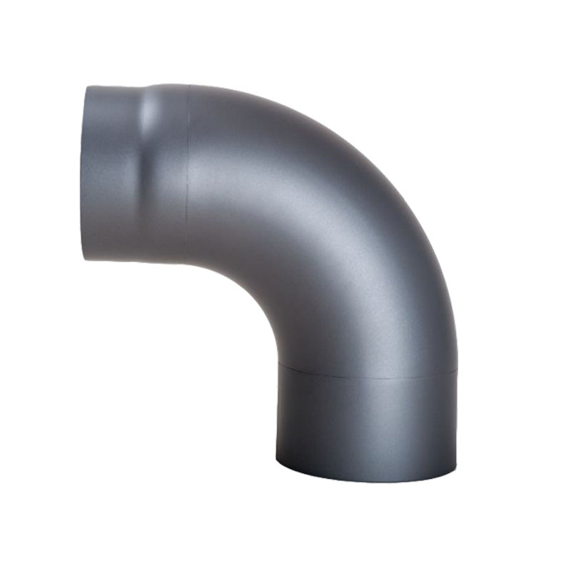 Bogen 90- ohne T�r glatt DN 130mm gussgrau -288