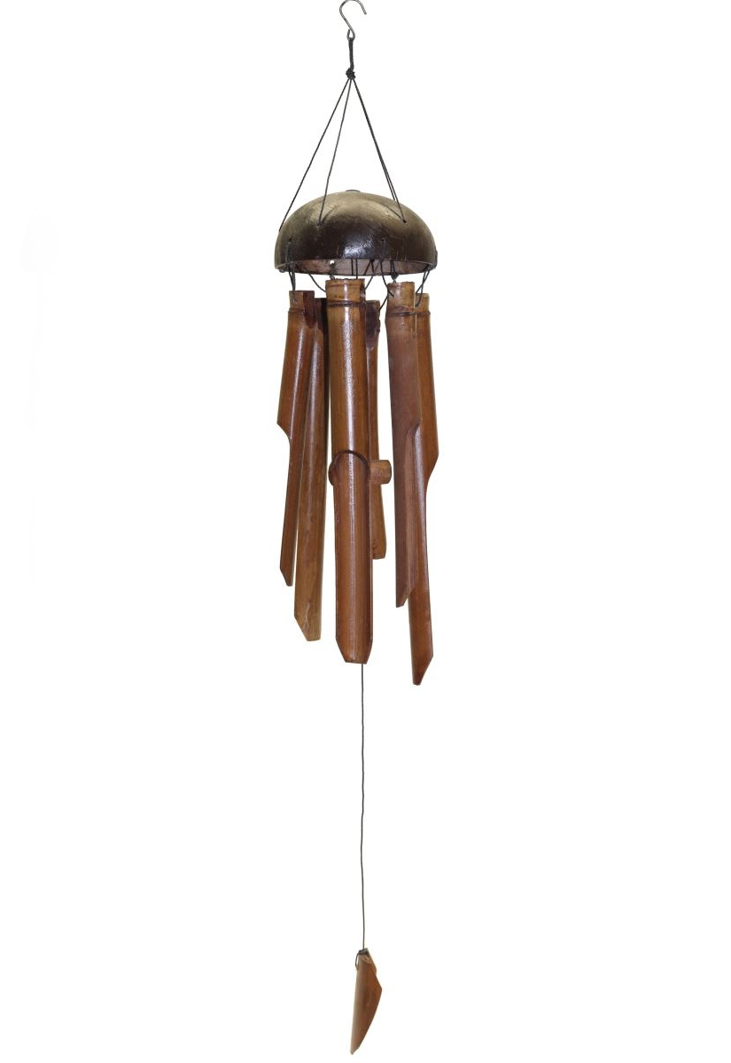 Deko Bambus Windspiel 10x50cm naturfarbend unter NOOR Living > Living - Haus & Garten > Root Catalog