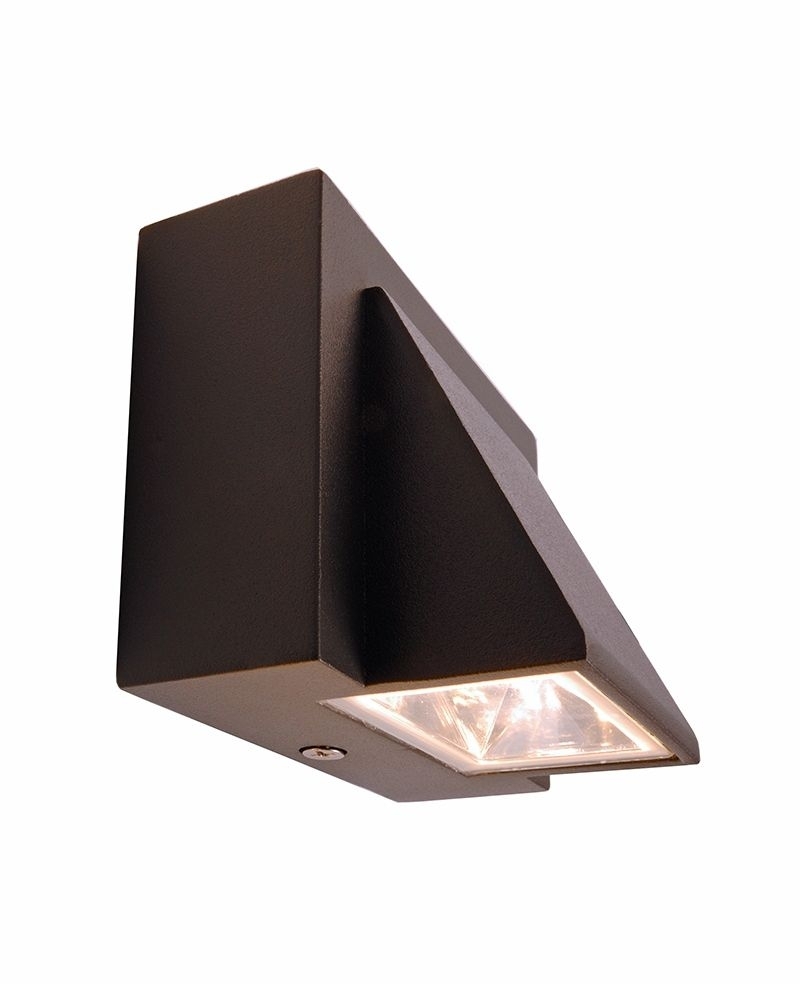 Deko Light Agudo II Single Wandleuchte aussen LED anthrazit IP54 70lm 3000K -80 Ra 90- Modern