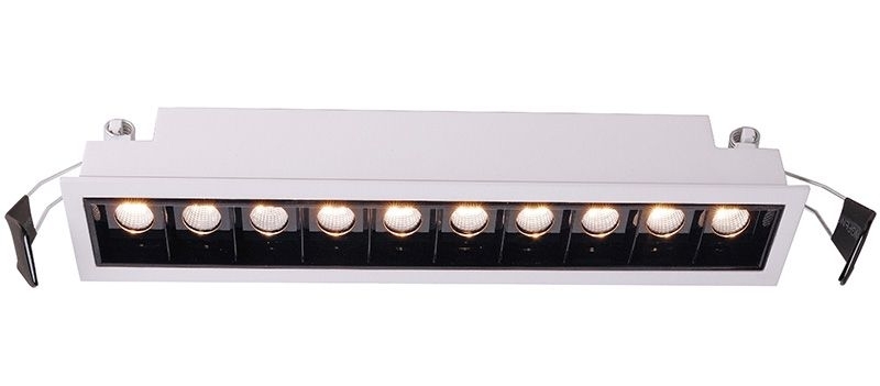 Deko Light Ceti 10 Einbaustrahler LED weiss-matt- schwarz 1545lm 2900K -90 Ra 45- Modern unter Einbauleuchten > Wohnzimmerbeleuchtung > Nach Raum