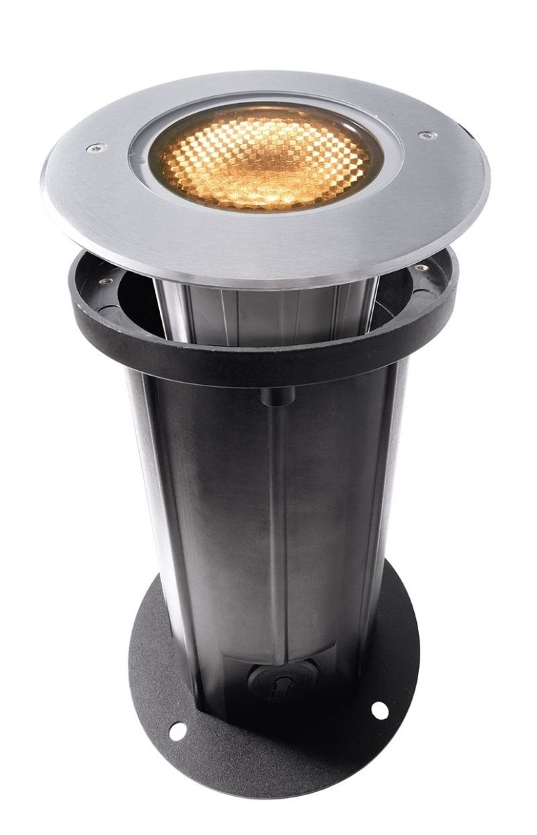 Deko Light COB 12 Soft WW Bodeneinbaustrahler Aussen LED silber IP67 900lm 3000K -80 Ra 30- Modern