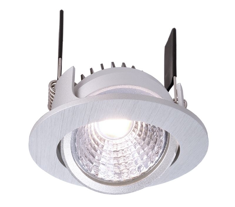 Deko Light COB 68 350mA 4000K rund flach Einbaustrahler LED silber 540lm 4000K -90 Ra 45- Modern