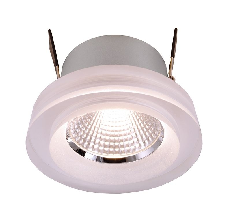 Deko Light COB 68 Acryl Einbaustrahler LED klar - satiniert 590lm 2400-6500K -80 Ra 45- Modern