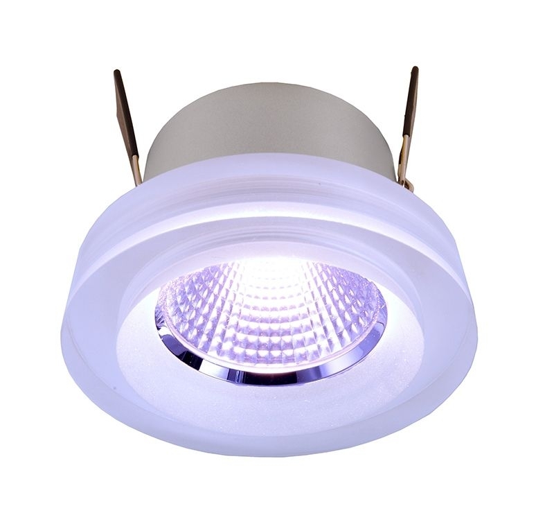 Deko Light COB 68 Acryl Einbaustrahler LED silber 230lm 45- Modern unter Einbauleuchten > Wohnzimmerbeleuchtung > Nach Raum