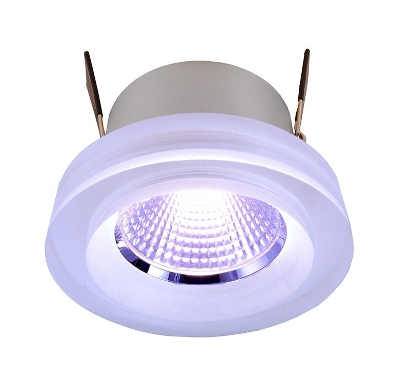 Deko Light COB 68 Acryl Einbaustrahler LED silber 230lm 45- Modern