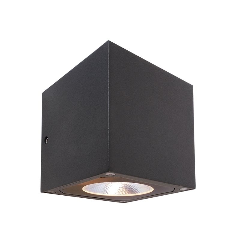 Deko Light Cubodo II Double DG Wandleuchte aussen LED dunkelgrau IP54 1260lm 3000K -80 Ra 19-19- Modern