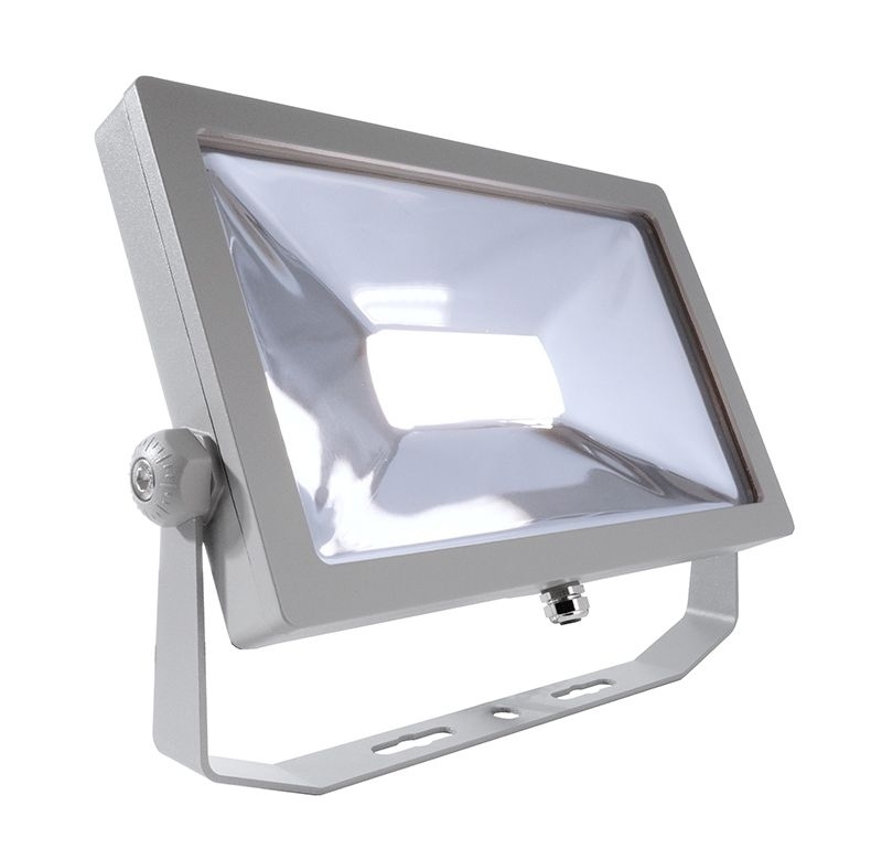 Deko Light FLOOD SMD II Aussenstrahler LED silber IP65 4192lm 4000K -80 Ra 100- Modern unter Fluter und Auenstrahler > Feuchtraumbeleuchtung > Deko Light