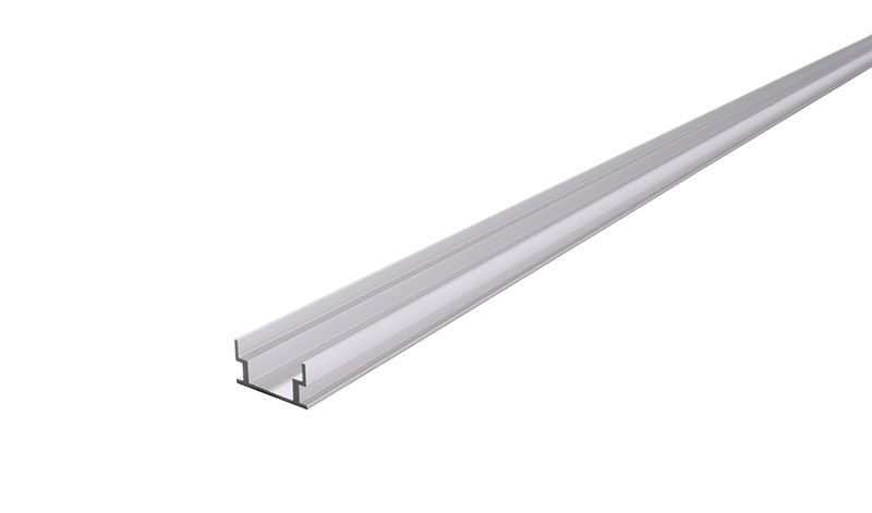 Deko Light IP-Profile- U-flach AU-04-12 Alu Aufbauprofil silber-matt