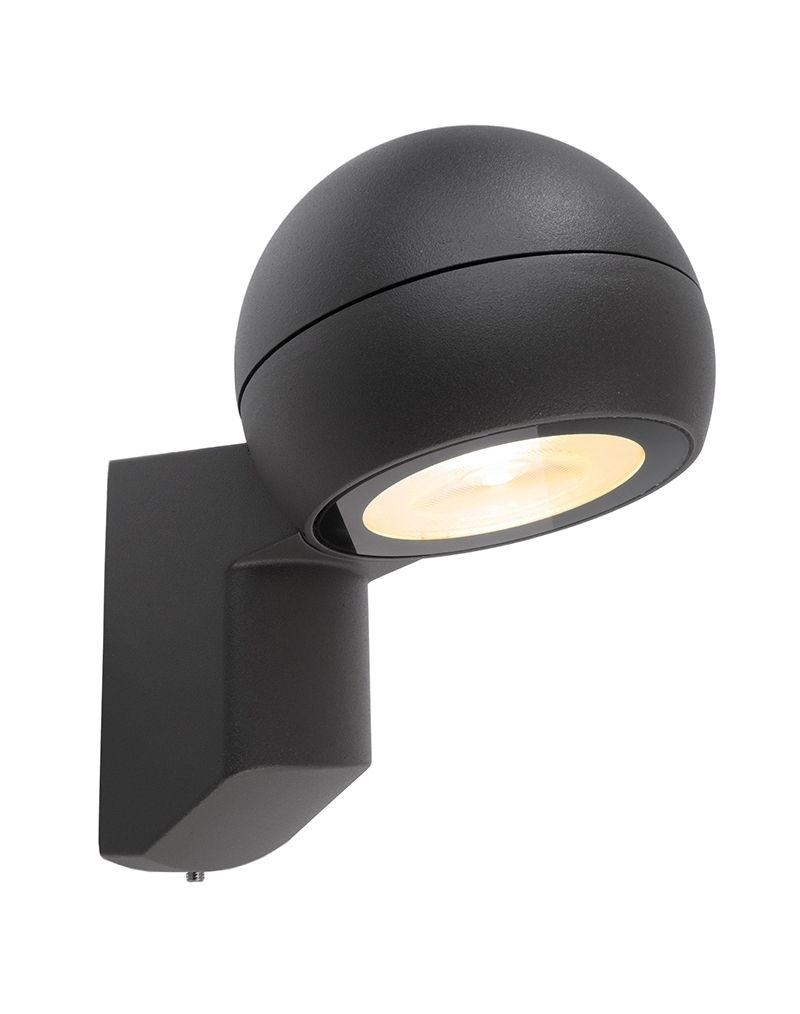 Deko Light Leonis Wandleuchte aussen LED dunkelgrau IP54 890lm 3000K -80 Ra 40- Modern