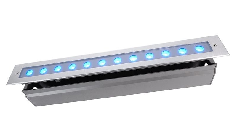 Deko Light Line V RGB Bodeneinbaustrahler Aussen LED silber IP67 340lm 30- Modern unter Bodeneinbauleuchten auen > Auenleuchten > Nach Marke