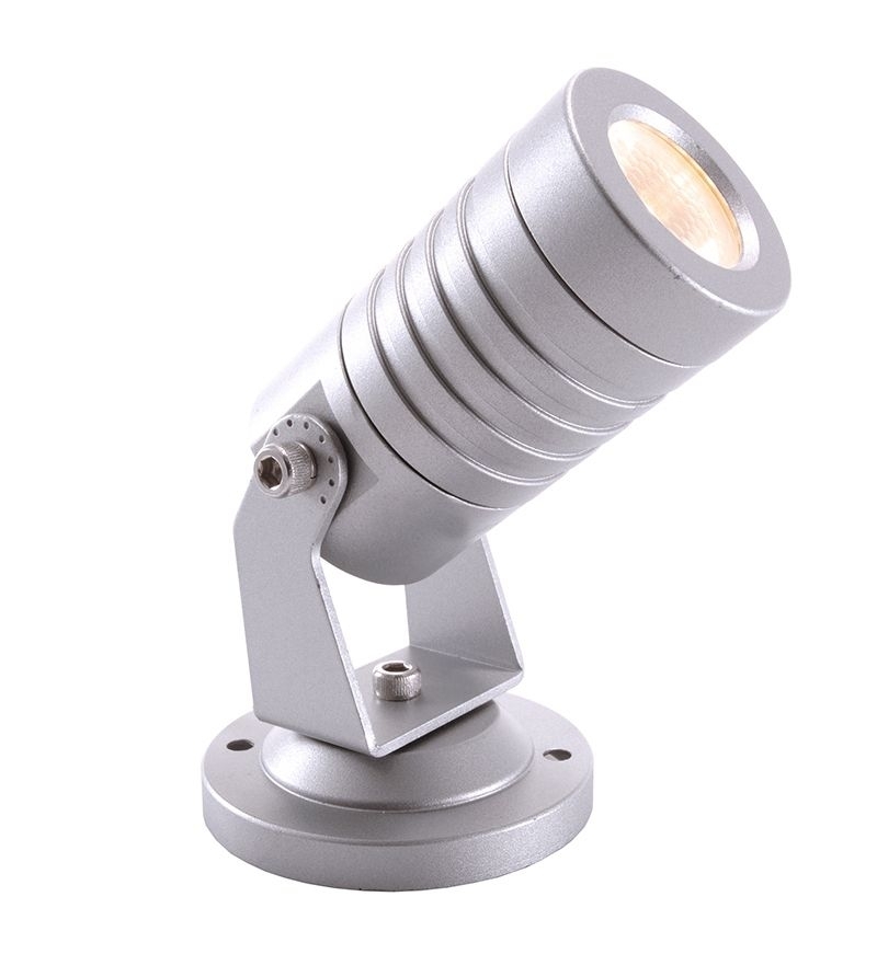 Deko Light Mini I WW Aussenstrahler LED silber-grau IP65 150lm 3000K -80 Ra 30- Modern unter Fluter und Auenstrahler > Feuchtraumbeleuchtung > Deko Light