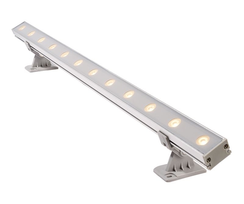 Deko Light Mini Wall Washer I Aussenstrahler LED silber IP65 540lm 3000K -80 Ra 36- Modern