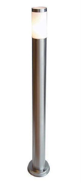 Deko Light Nova Wegeleuchte silber- weiss IP33 1 flg- E27 Modern