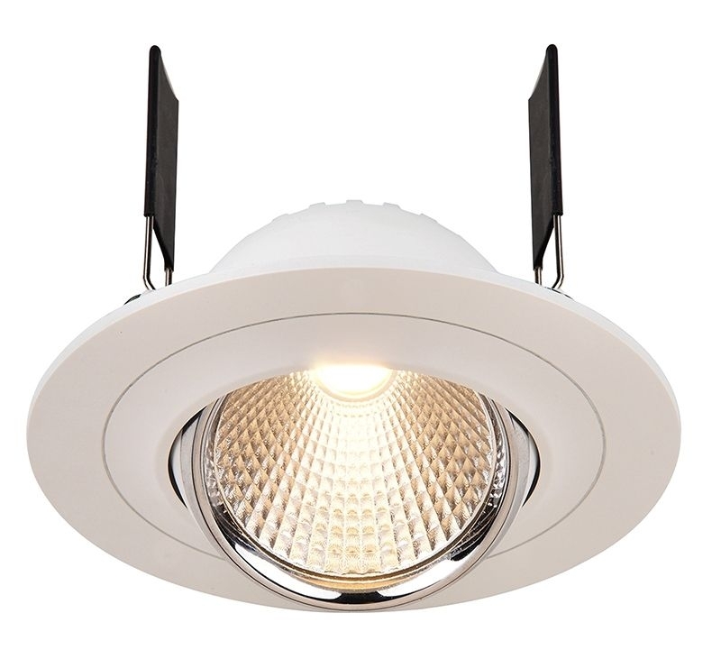 Deko Light Saturn Einbaustrahler LED weiss 700lm 2700K -80 Ra 30- Modern unter Einbauleuchten > Wohnzimmerbeleuchtung > Nach Raum