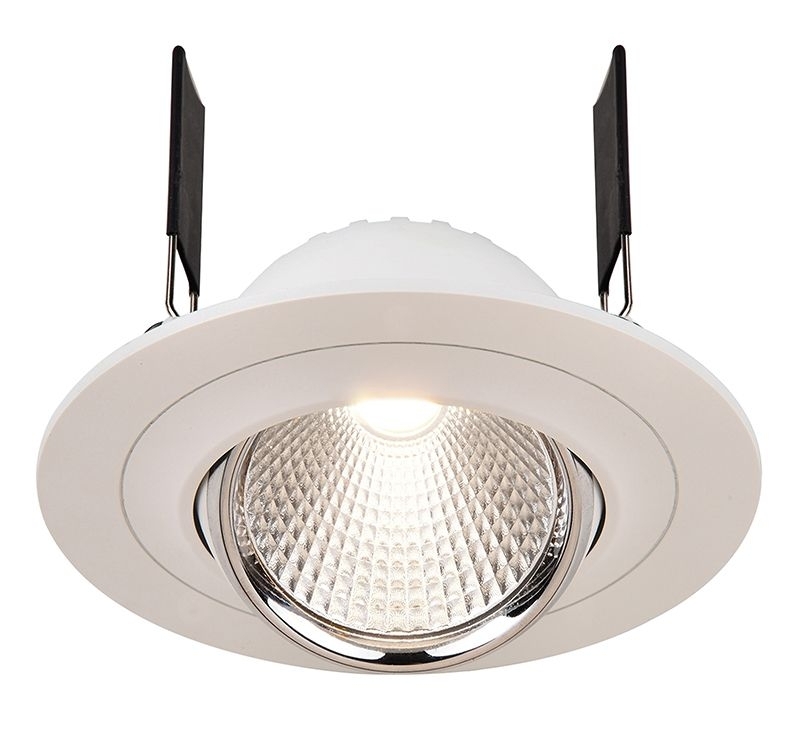 Deko Light Saturn Einbaustrahler LED weiss 720lm 4000K -80 Ra 30- Modern unter Einbauleuchten > Wohnzimmerbeleuchtung > Nach Raum