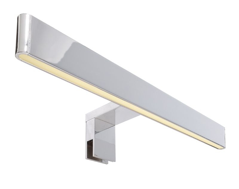 Deko Light Spiegel Line I Spiegelleuchte LED silber- weiss IP44 380lm 3000K -80 Ra 120- Modern unter Spiegelleuchten > Wohnraumleuchten