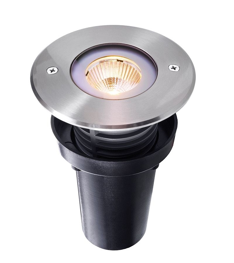 Deko Light Tall COB I WW Bodeneinbaustrahler Aussen LED silber IP67 720lm 3000K -80 Ra 25- Modern