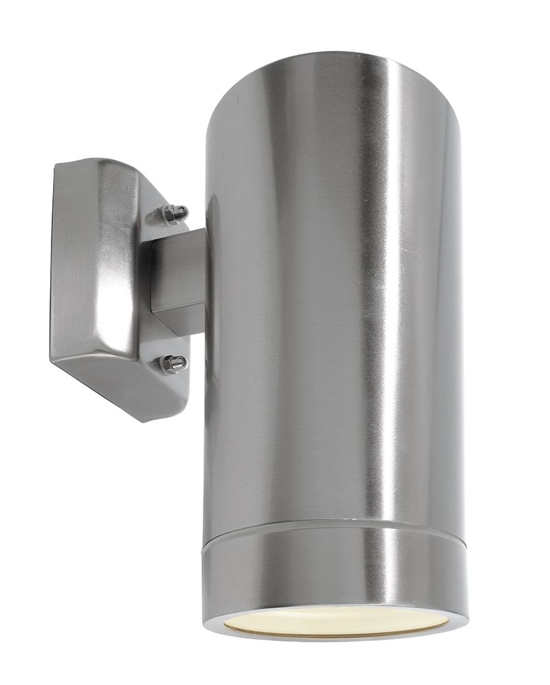 Deko Light Zilly IV Down Wandleuchte aussen silber IP44 1 flg- E27 Modern