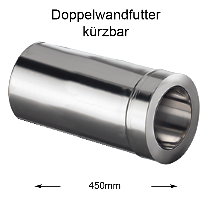 DW Complete Doppelwandfutter 450mm k�rzbar 180mm
