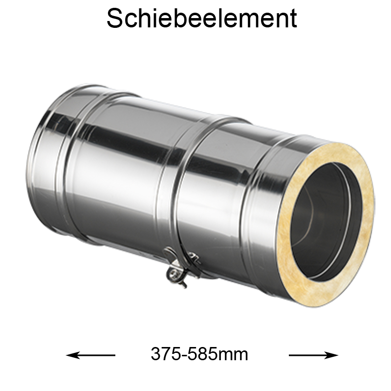 DW Complete Schiebeelement 375-585mm 130mm