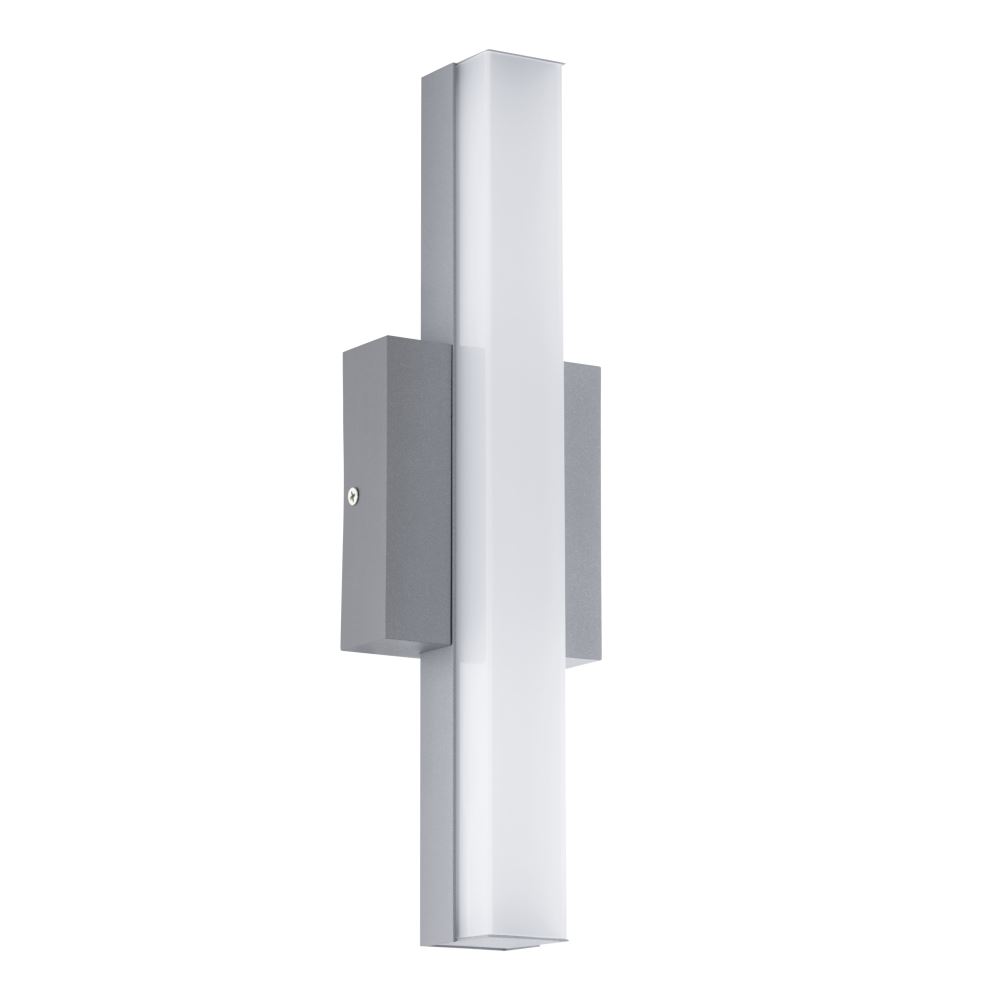 EGLO ACATE LED Aussen Wand und Deckenleuchte- IP44- silber- 94845