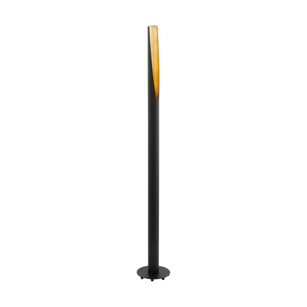 EGLO BARBOTTO LED Stehleuchte schwarz- gold GU10