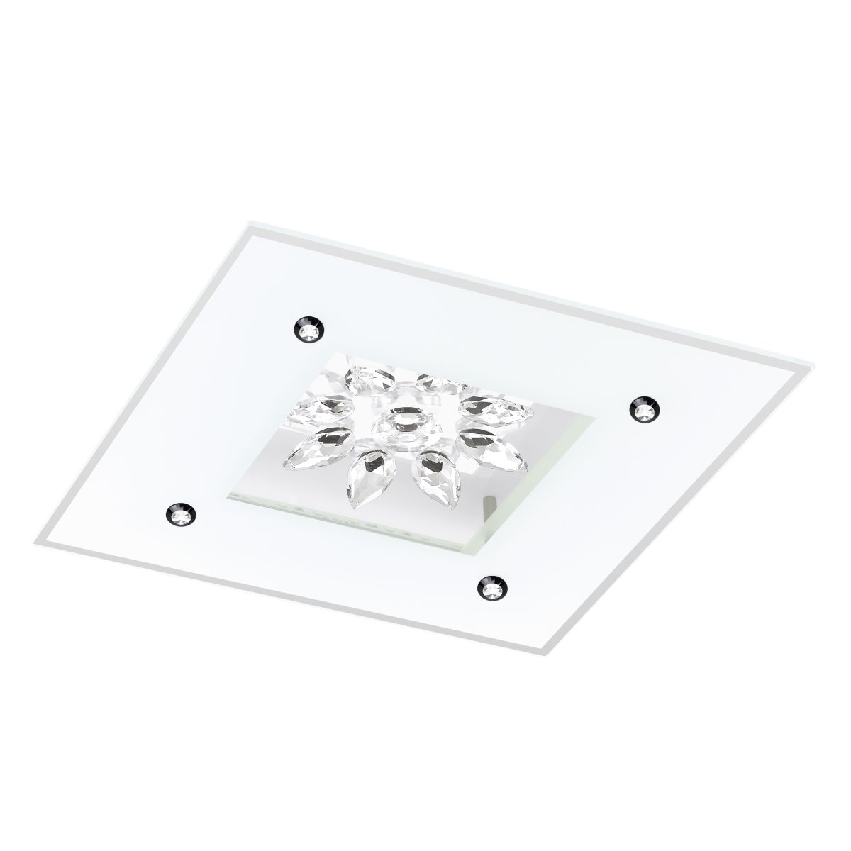 EGLO BENALUA 1 LED Deckenlampe 370x370mm 2000lm mit Kristallblte