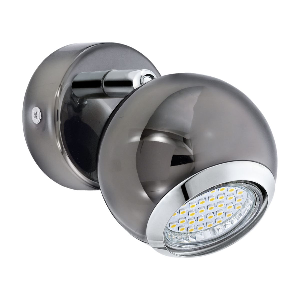 EGLO BIMEDA LED Wandspot- 1-flg- GU10 nickel-nero- chrom unter Strahler / Spots > Esszimmerbeleuchtung > Nach Raum