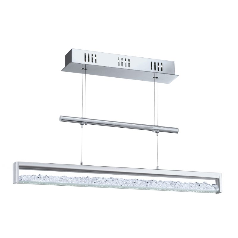 EGLO CARDITO 1 LED Design Pendelleuchte- 700mm- chrom- Kristall