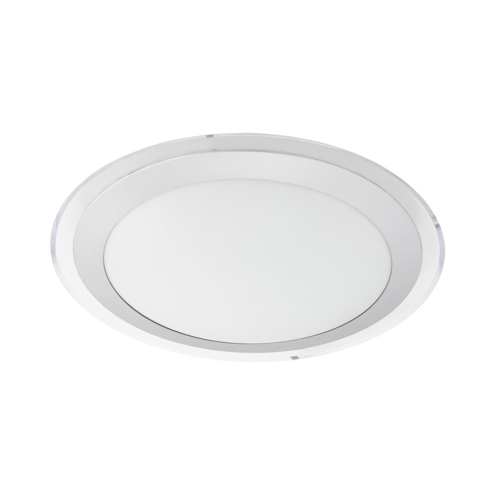 EGLO COMPETA 1 LED Deckenleuchte -335- 1-flg- weiss- silber- klar