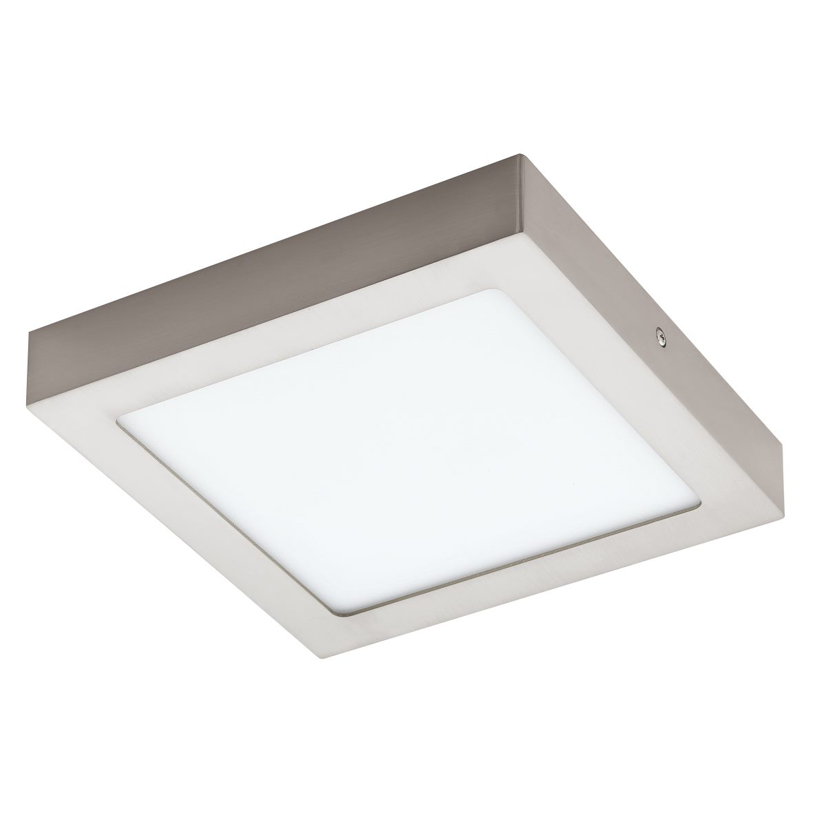 EGLO Connect FUEVA-C LED RGB Aufbaulampe 225mm eckig nickel-matt App Steuerbar