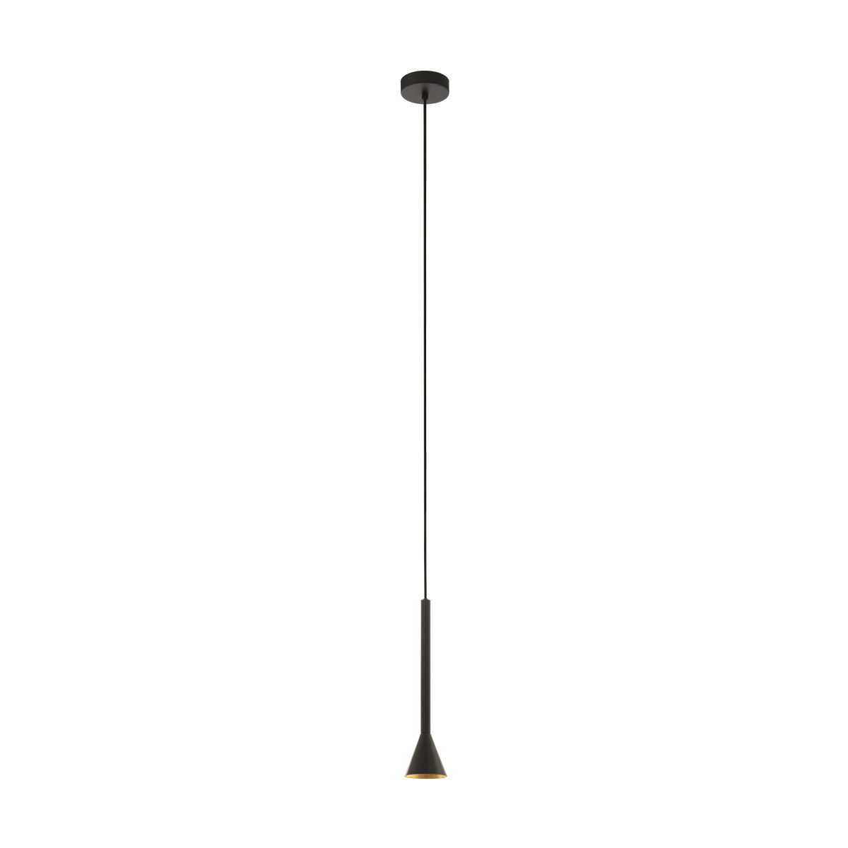 EGLO CORTADERAS LED Pendelleuchte schwarz- gold GU10