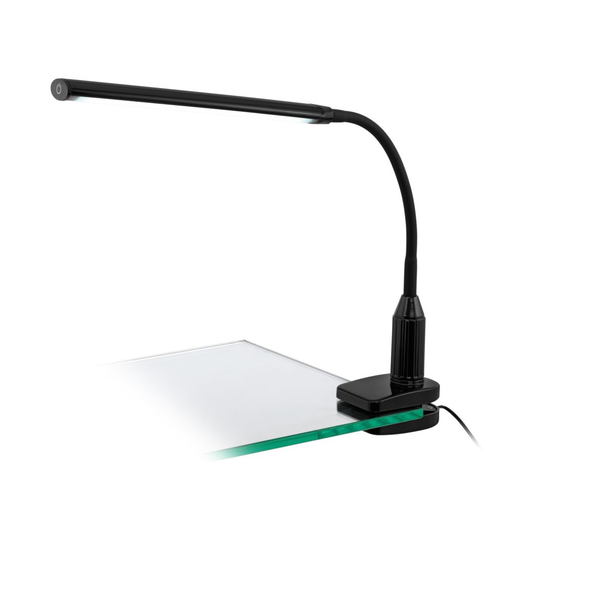 EGLO LAROA LED Schreibtischlampe mit Klemme 550lm schwarz