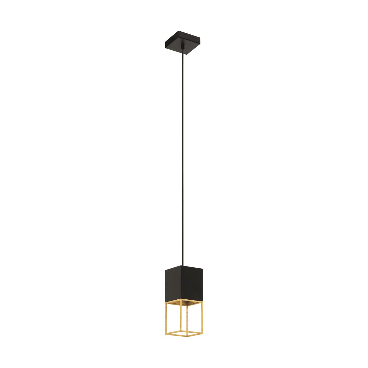 EGLO MONTEBALDO LED Pendelleuchte schwarz- gold GU10