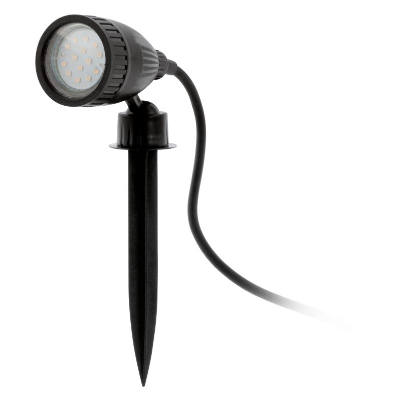 EGLO NEMA 1 LED Aussen Erdspiessleuchte- 1x GU10- IP44- schwarz- 93384 unter Fluter und Auenstrahler > Gartenbeleuchtung > Nach Marke