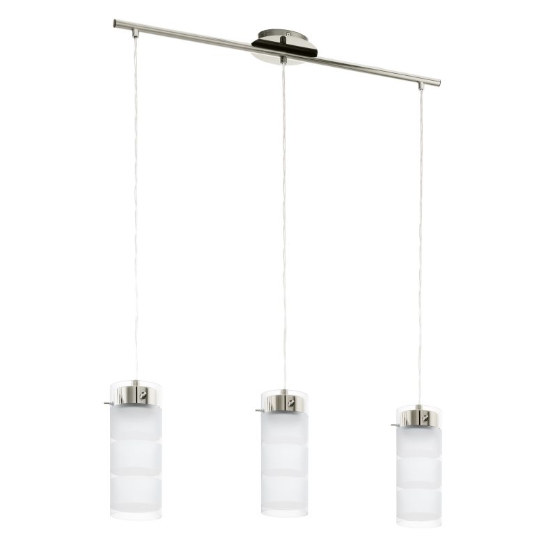 EGLO OLVERO LED Hngeleuchte- 3-flg- GX53 nickel-matt