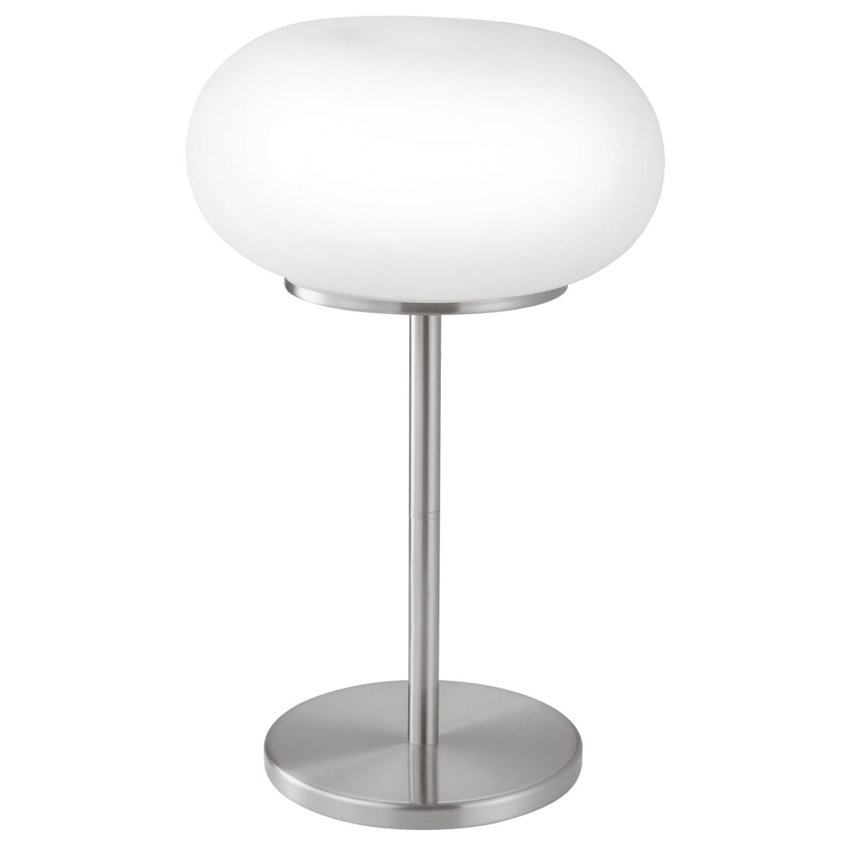 EGLO OPTICA Tischleuchte E27 nickel-matt- opal-matt unter Tischleuchte Schlafzimmer > Wohnzimmerbeleuchtung > Nach Marke