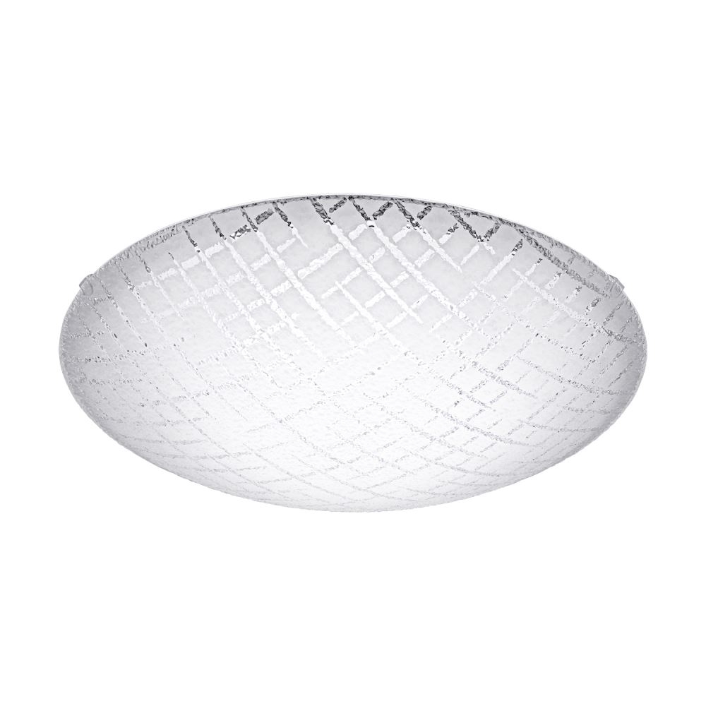 EGLO RICONTO 1 LED Deckenleuchte -315 Rifflglas weiss klar unter Deckenleuchten > Wohnzimmerbeleuchtung > Nach Raum