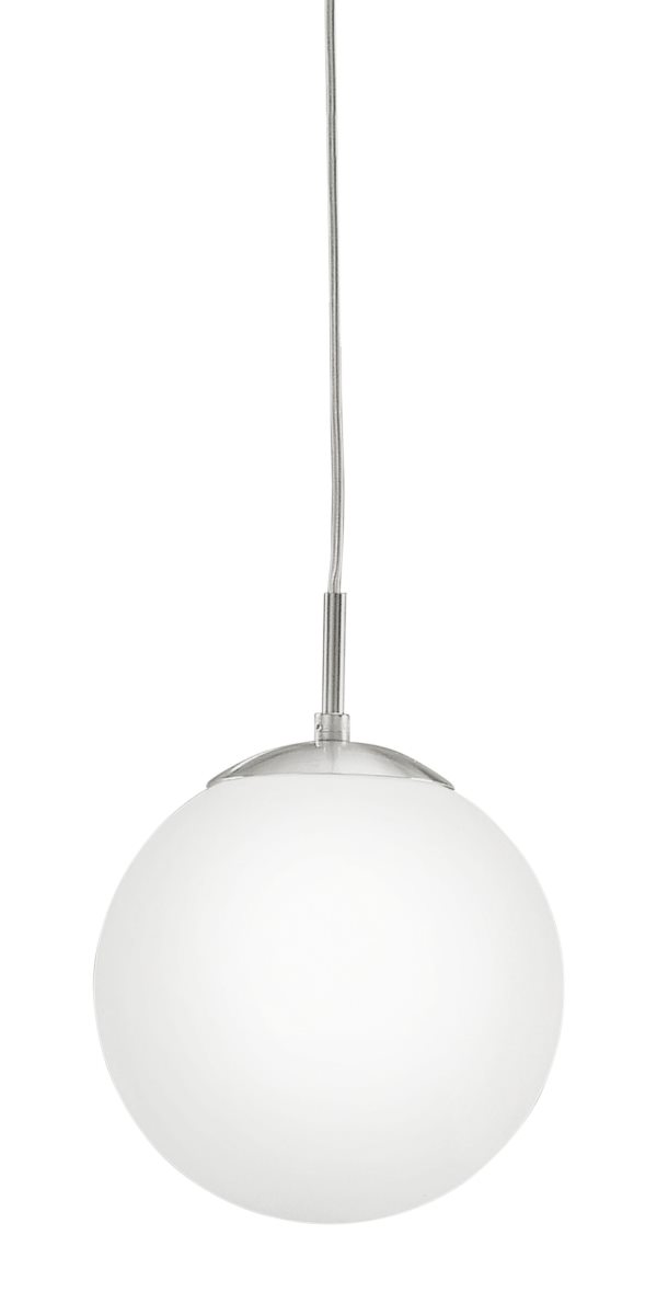 EGLO RONDO Hngeleuchte- 200mm- E27 nickel-matt- opal-matt