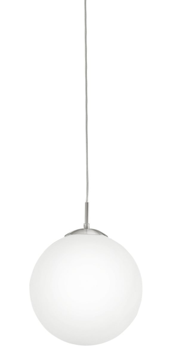 EGLO RONDO Hngeleuchte- 300mm- E27 nickel-matt- opal-matt