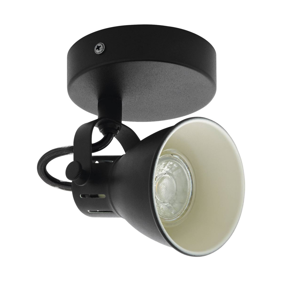 EGLO SERAS 2 LED Retro Wandstrahler schwarz GU10 10cm unter Strahler / Spots > Esszimmerbeleuchtung > Nach Raum