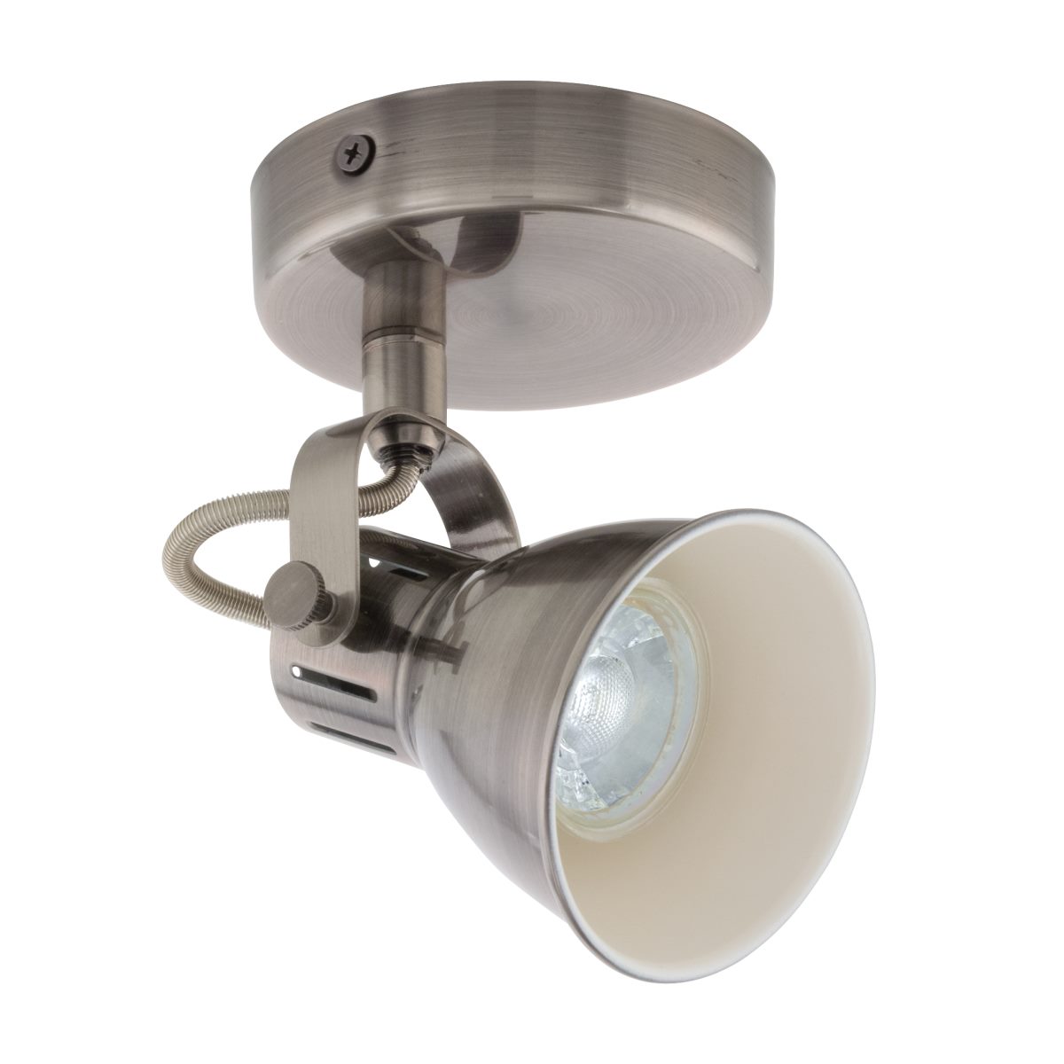 EGLO SERAS LED Wandstrahler 1-flg- GU10 240lm nickel antik unter Strahler / Spots > Esszimmerbeleuchtung > Nach Raum